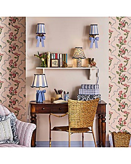 Cath Kidston Rose Flutter Pink Wallpaper