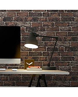 Fresco Red Brick Effect Wallpaper