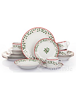 Waterside Holly 20 Piece Dinner Set