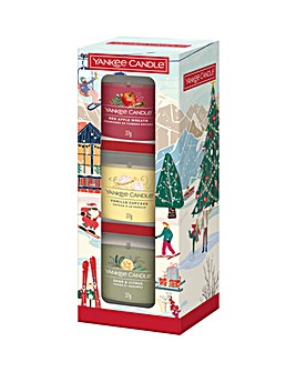 Yankee Candle Christmas Holiday Party Giftset 3 Mini Votive