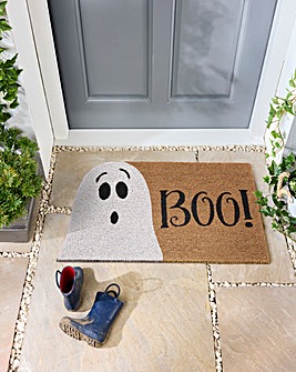 My Mat Printed Coir Halloween Boo Doormat