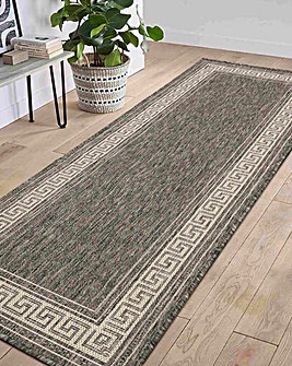 Gel Backed Greek Key Runner