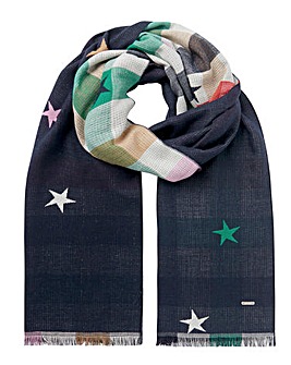 Joules Farnsley Double Sided Scarf