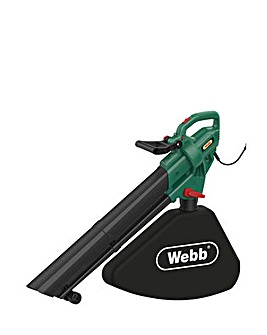 Webb 3000W Corded Electric Leaf Blower & Vacuum