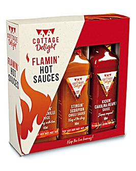 Cottage Delight Flamin' Hot Sauces