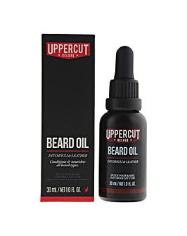 Uppercut Deluxe Patchouli  Leather Beard Oil 30ml