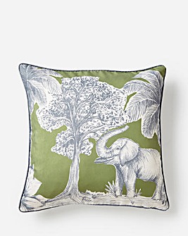 Elephant Print Outdoor Cushion