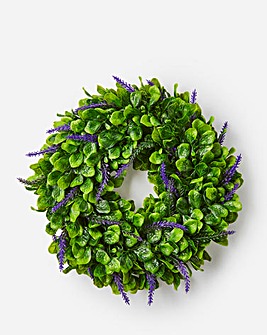 Lavender Whirl Door Wreath