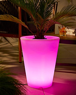 Solar Outdoor LED Flower Pot