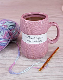 Holding it Together Crochet Mug