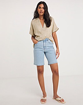 Light Blue Bermuda Shorts