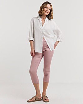 Blush Stretch Crop Jeggings