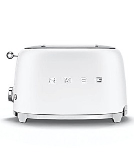 Smeg TSF01 Special Edition Matte Style 2 Slice White Toaster