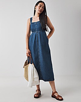 Blue Apron Midi Dress