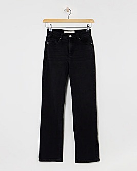 Washed Black Magisculpt Straight Leg Jeans