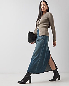 Western Blue Utility Full Skirt