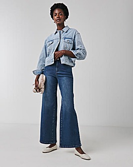 Magisculpt Blue Wide Leg Jeans