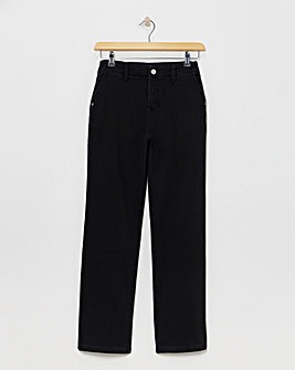 Black Cosy Slim Leg Jeans