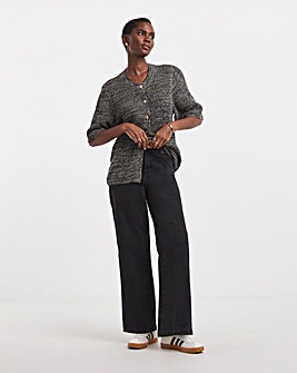 Magisculpt Washed Black Wide Leg Jeans