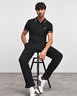 Calvin Klein Jeans Tipped Black Polo