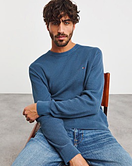 Tommy Hilfiger Crew Neck Blue Jumper