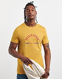 Tommy Hilfiger Arched Logo Yellow T-Shirt