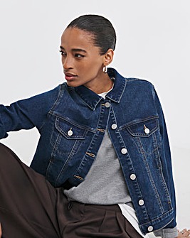 Mid Blue Ultimate Stretch Denim Jacket