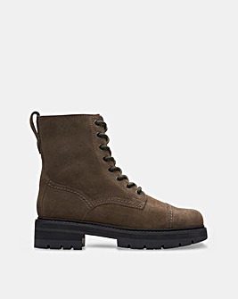 Clarks Orianna Cap Lace Up Boots