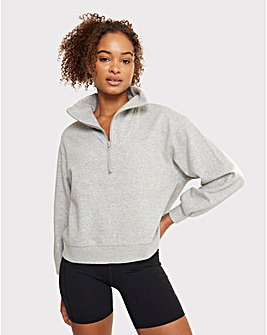 Chelsea Peers Quarter Zip Oversized Sweater