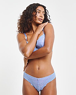 Ann Summers Sexy Lace Planet Brazilian Light Blue