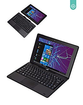 ENTITY TWIN 2-in-1 4GB, 64GB, 10in Touchscreen Laptop - Black