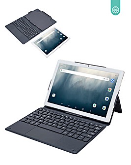 ENTITY Verso Pro 10.1in 4G LTE 32GB Android 11 Tablet and Keyboard - Silver
