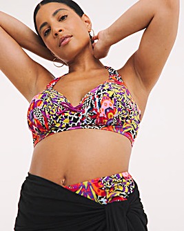 Joe Browns Zebra Non Wired Bikini Top