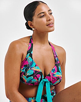 Joe Browns Floral Print Non Wired Bikini Top