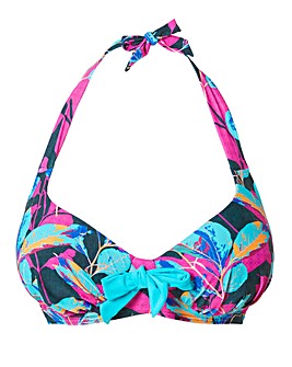 Joe Browns Floral Print Non Wired Bikini Top