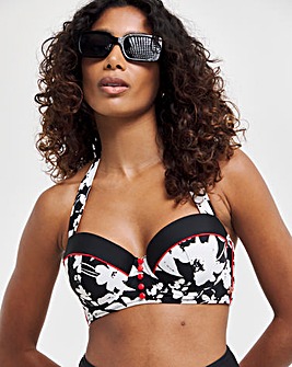 Joe Browns Mono Print Wired Bikini Top