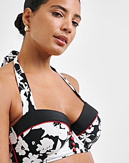 Joe Browns Mono Print Wired Bikini Top