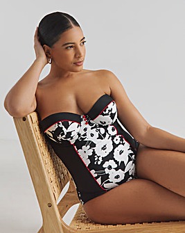 Joe Browns Mono Print Wired Swimsuit