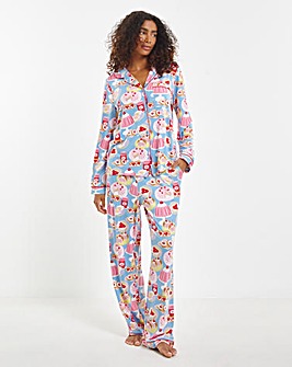 Chelsea Peers Jersey Desserts Print Pyjama Set