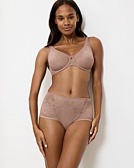 Triumph Wild Rose Sensation Maxi Knicker Choc Mousse