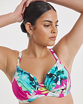 Fantasie Carabelita Full Cup Wired Bikini Top Peony