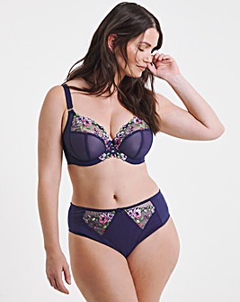 Elomi Himari High Leg Knicker Midnight