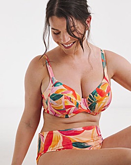 Elomi Sancho Beach Plunge Bikini Top Mango