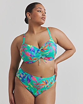 Elomi Toyama Tides Mid Rise Bikini Brief Jade