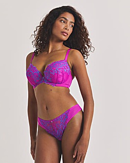 Ann Summers Sexy Lace Planet Two Tone Brazilian Pink/Blue