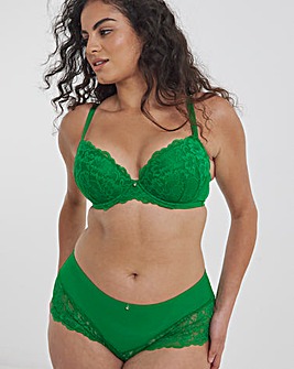 Ann Summers Sexy Lace Planet Shorts Bright Green