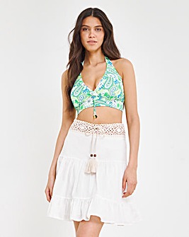 Joe Browns Tiered Beach Skirt White