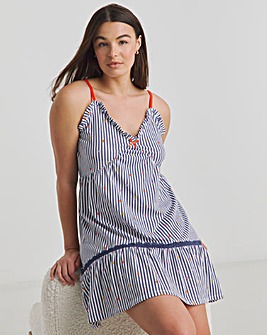 Joe Browns Nautical Chemise Blue Multi