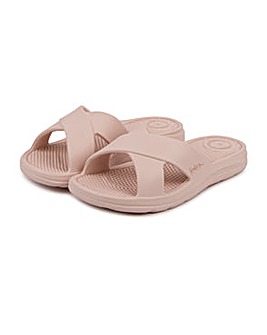 totes Ladies Solbounce Cross Sliders