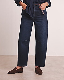 Anthology Indigo Barrel Leg Jean